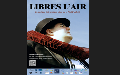 Spectacle « Libres l&rsquo;air » le vendredi 16 octobre à 19h30 à Dieppe (76) (avec deux autres dates)
